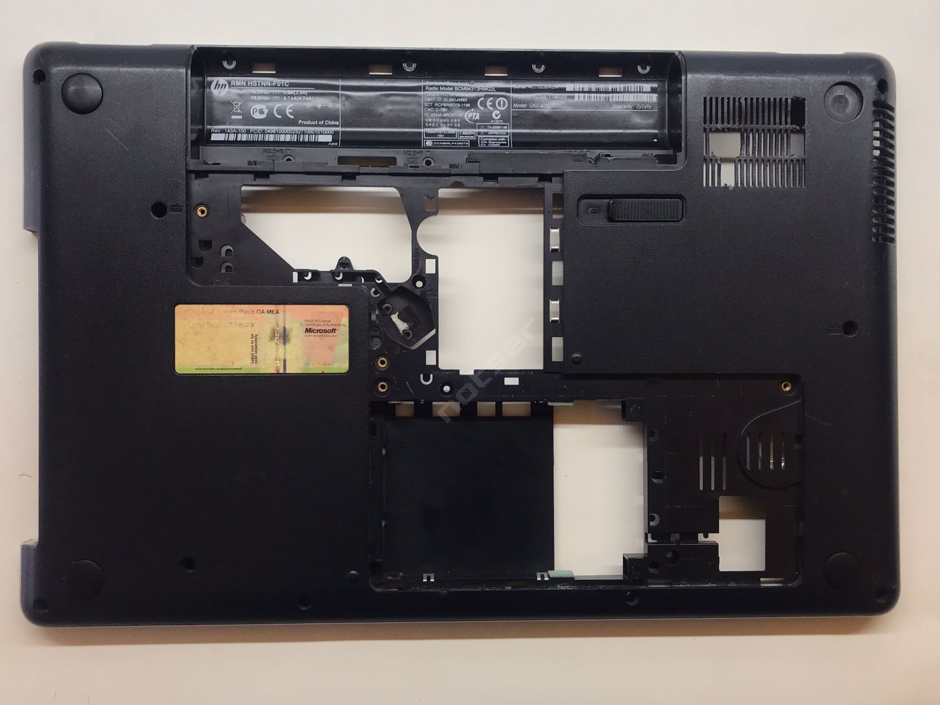 Hp Pavilion G62 VER.1 Alt Kasa