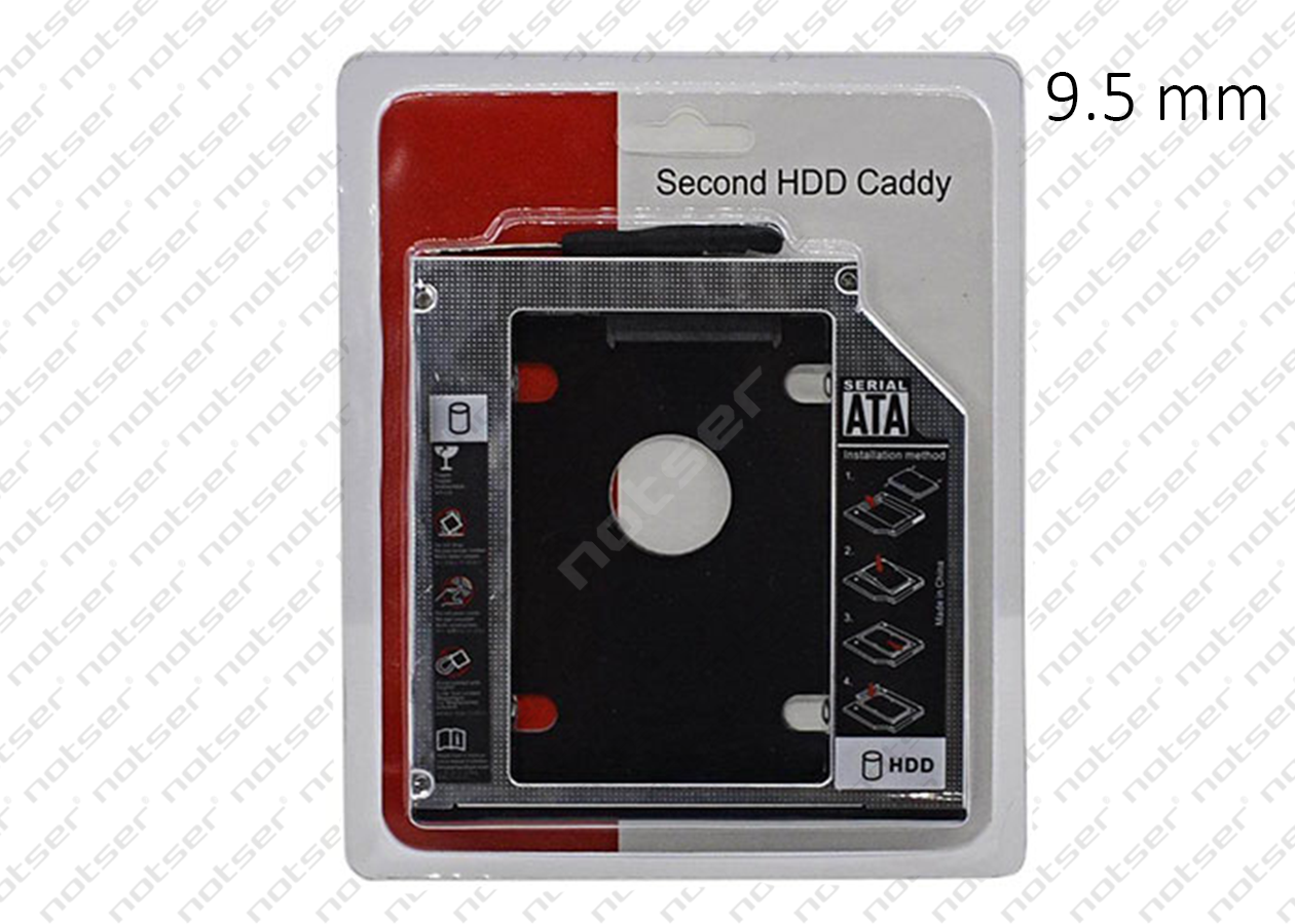 Notebook Sata Caddy 9.5 mm Slim - Hdd Ssd Dvd Kızak