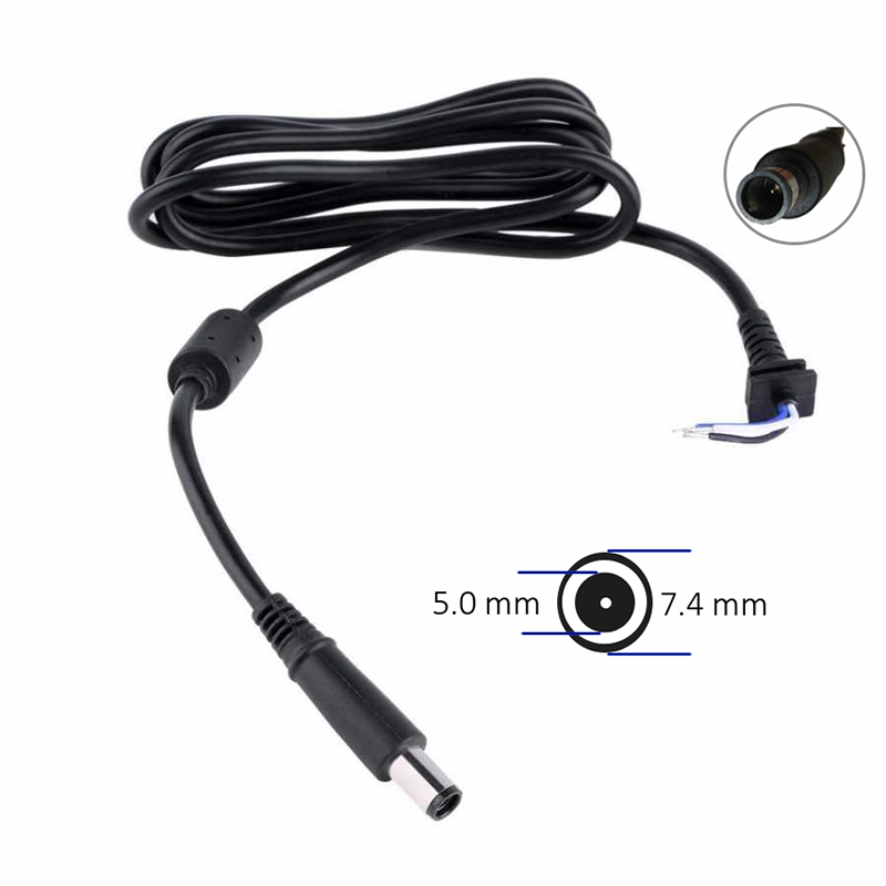 DC Kablo - HP/DELL 7.4x5.0mm (Pinli)- Max 90W
