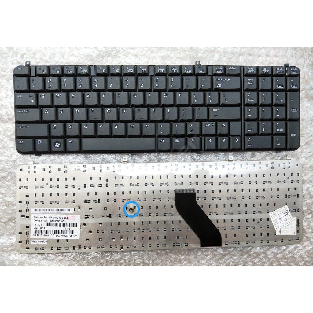 Hp Dv9000 Notebook Klavye