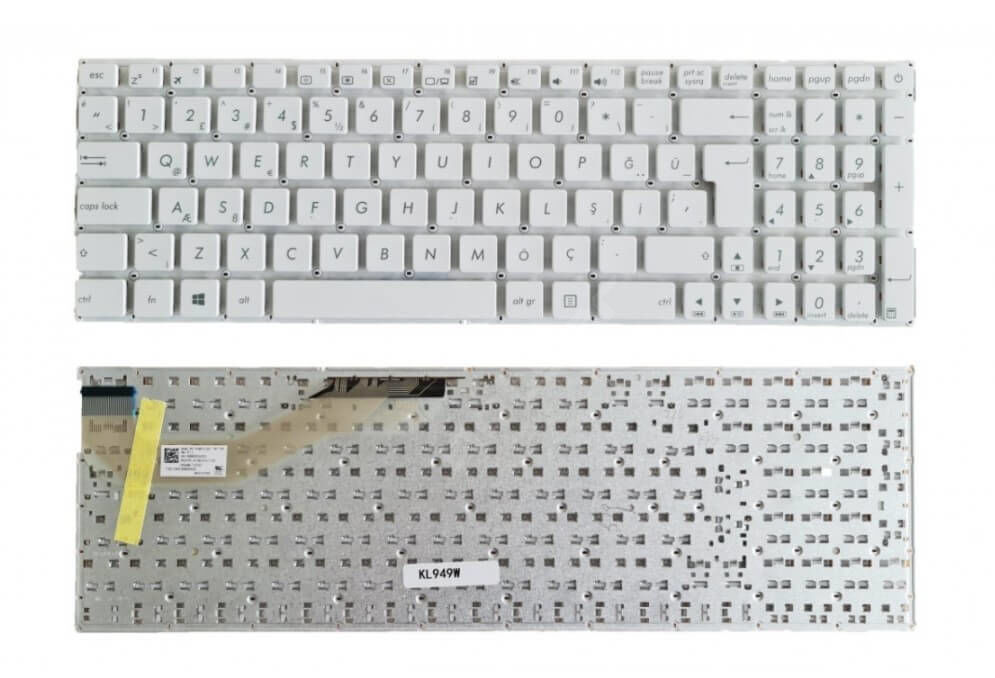 Asus X540 X540L X540S Power Butonlu Notebook Klavye