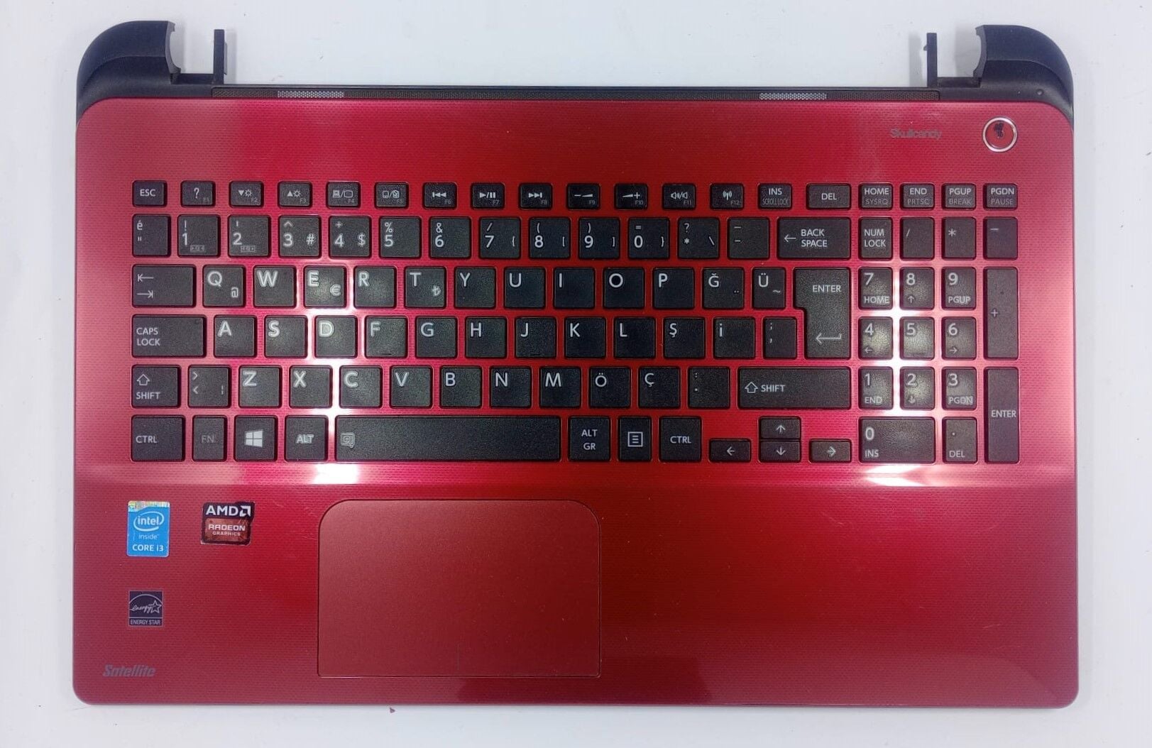 Toshiba Satellite L50-B L55-B L55D-B L55T-B L50D-B Kırmızı Üst Kasa