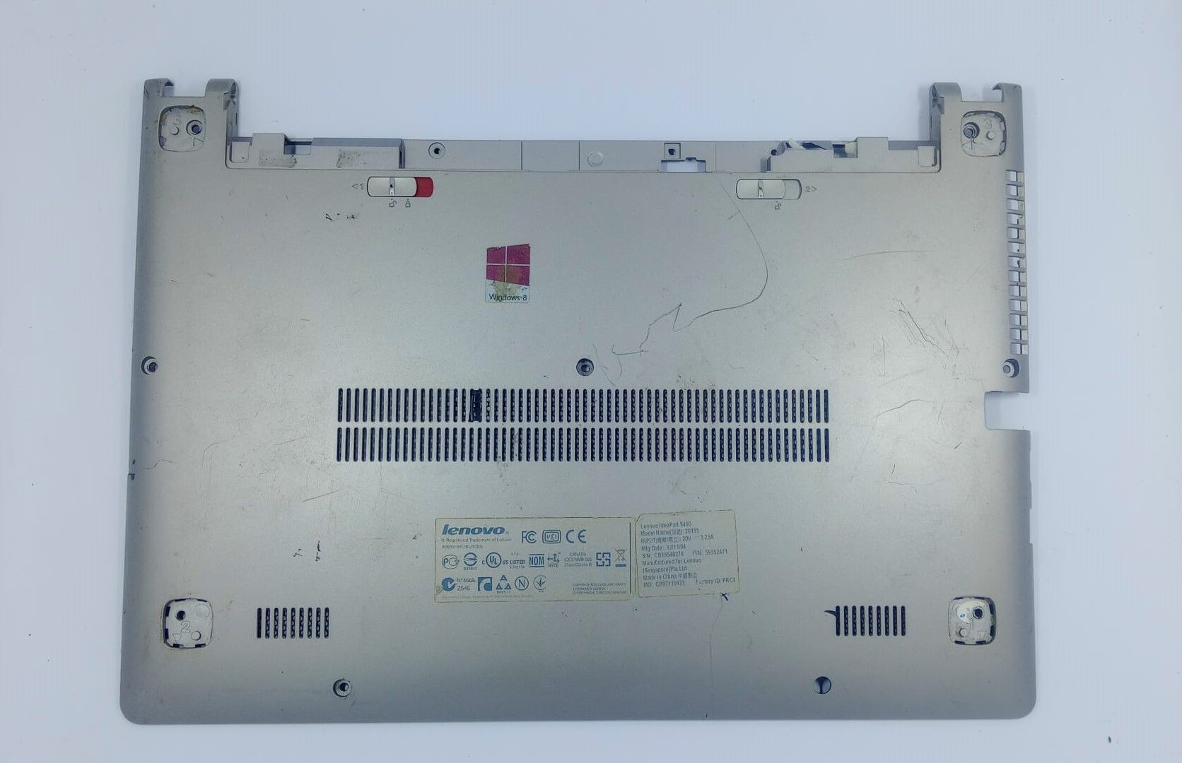 Lenovo IdeaPad S400, S405 Alt Kasa