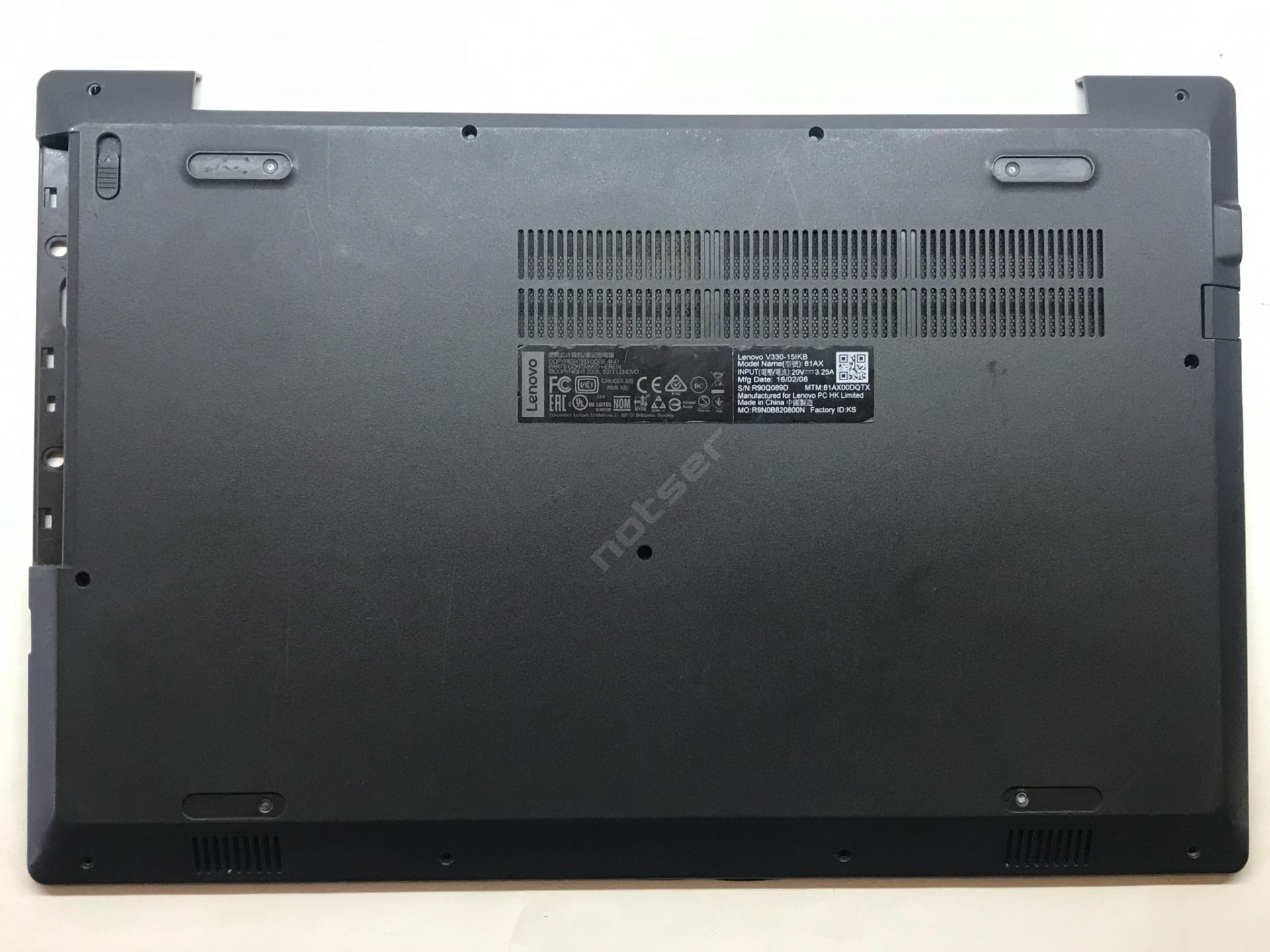 Lenovo V330-15IKB 81AX Alt Kasa