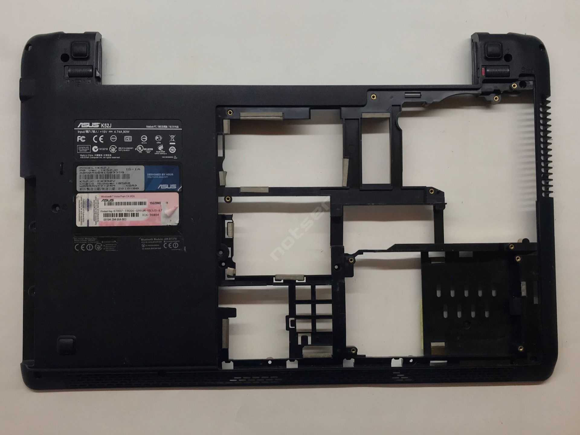 Asus A52F A52JB A52BY A52JC A52JE A52JK A52JR A52JT A52JU A52N A52J K52D K52DE K52DR K52F K52J K52JB K52JC K52JE K52JK K52JR K52JT K52JU K52N Alt Kasa