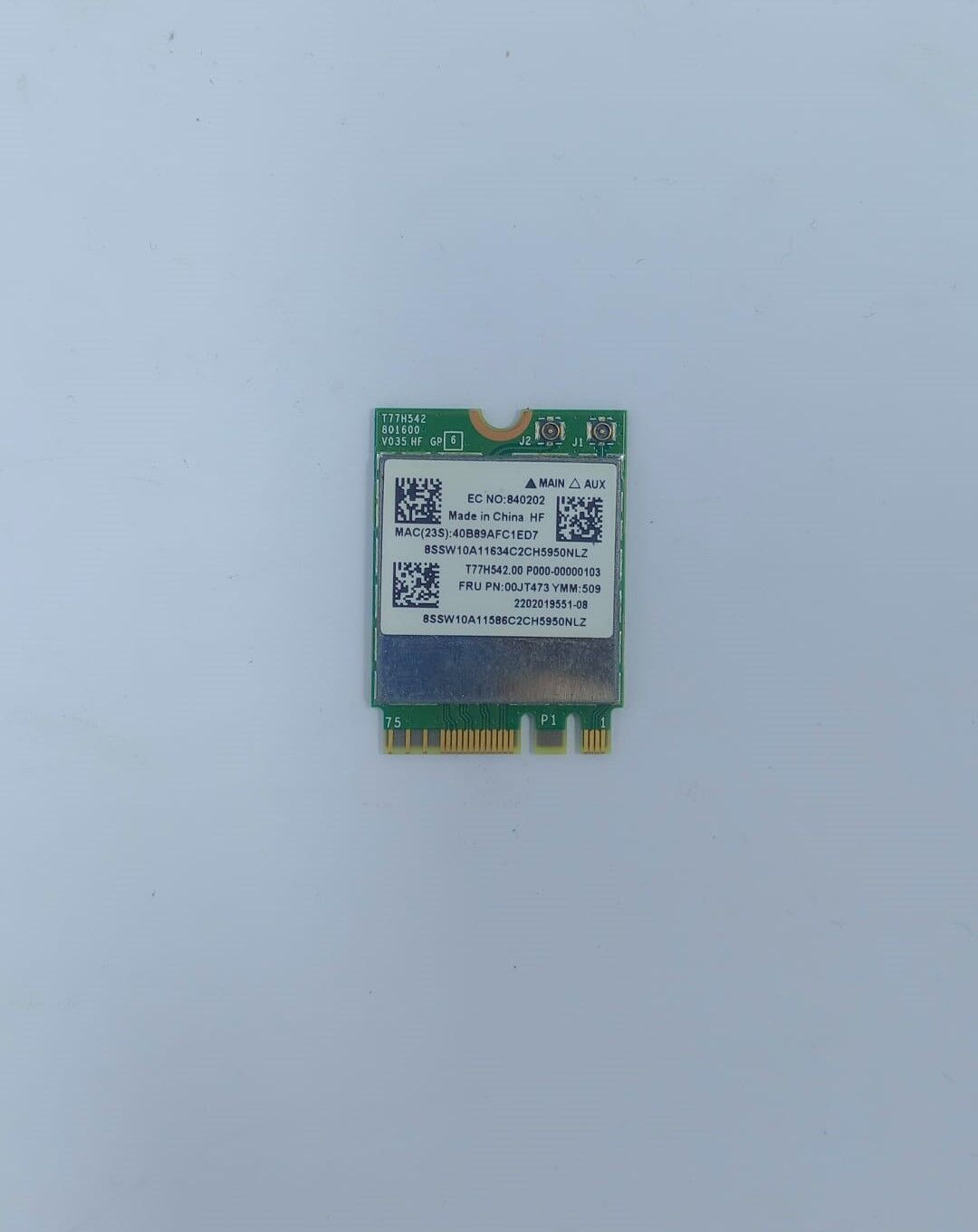 Broadcom BCM943162ZP Çift Antenli wifi kart