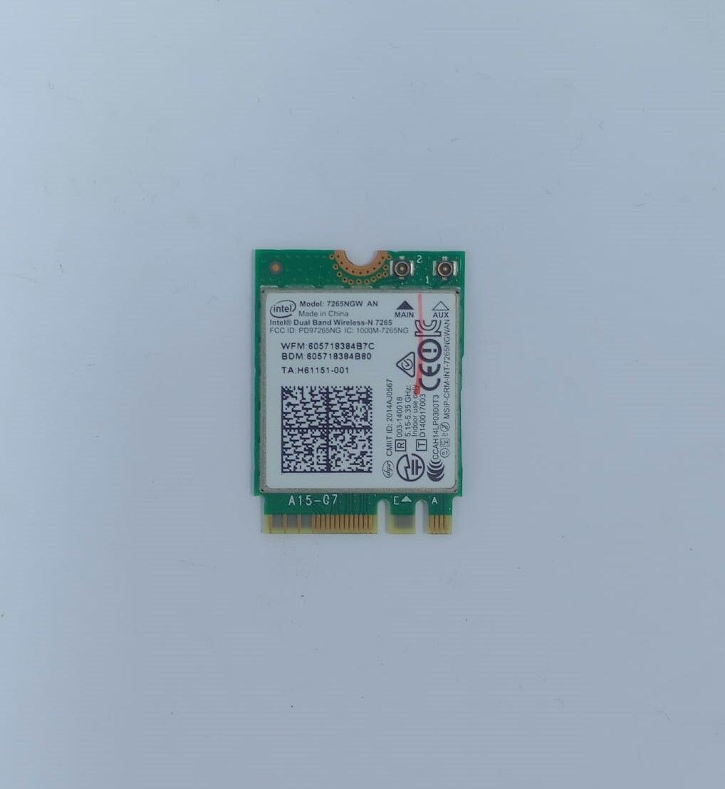 İntel 7265NGW Çift Antenli wifi kart