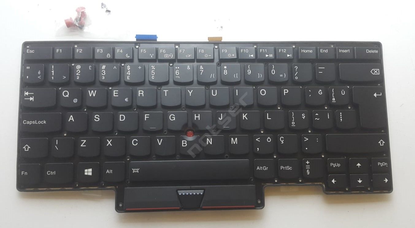 Lenovo Thinkpad X1 Carbon Gen 1 Işıklı Notebook Klavye