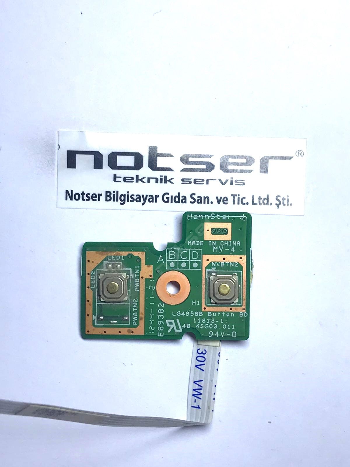 Lenovo IdeaPad G480 G485 G580 G585 48.4SG03.011 Power Buton VER:2