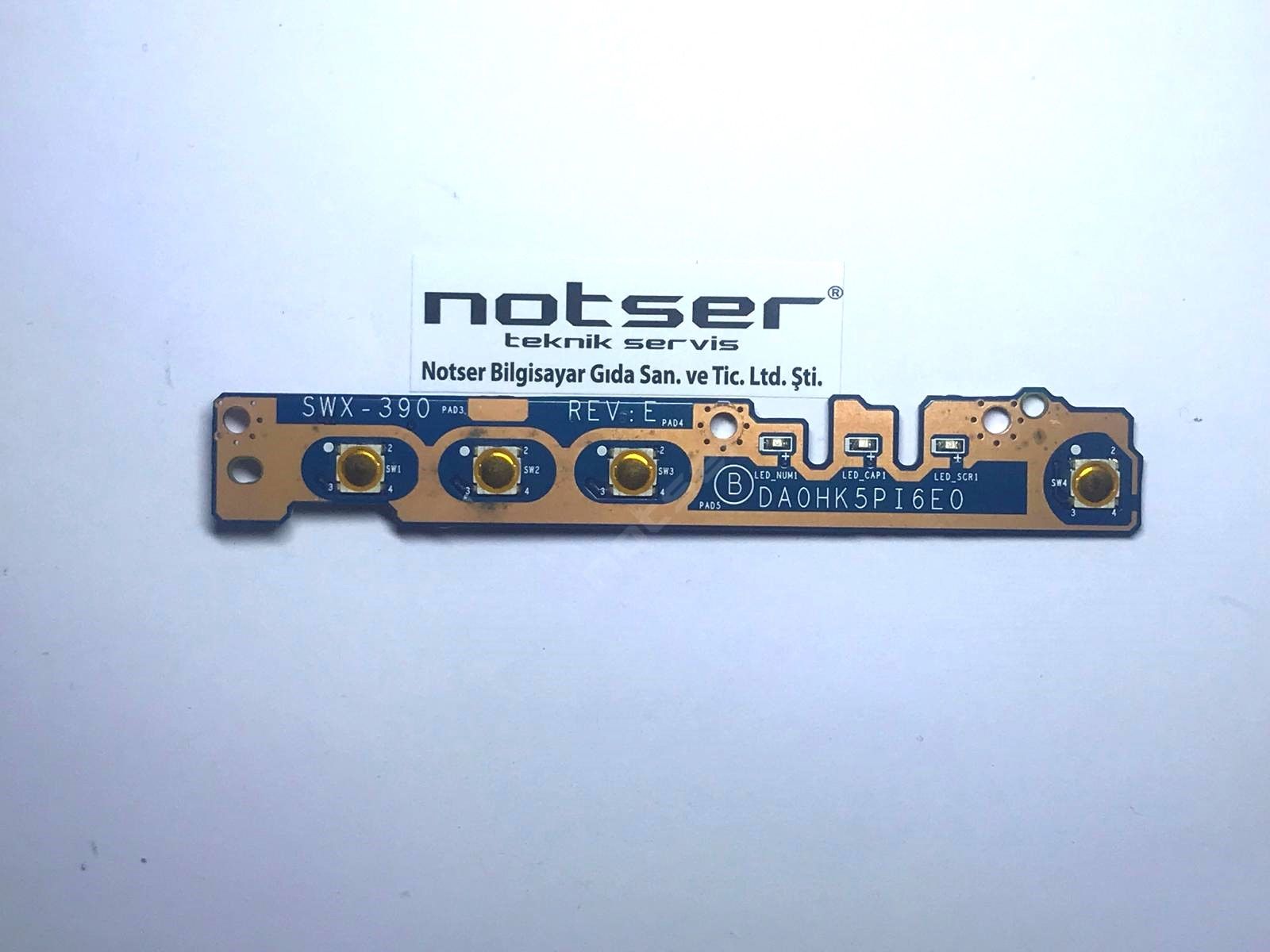 Sony Vaıo SVE15 SVE151 SVS151 DA0HK5PI6E0 Power Buton