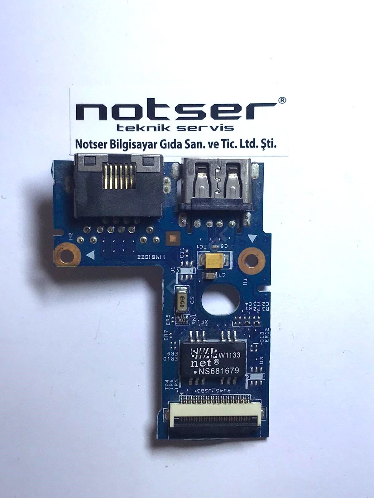 Lenovo B570E B570 V570 Z570 48.4IH06.01M Ethernet USB Board