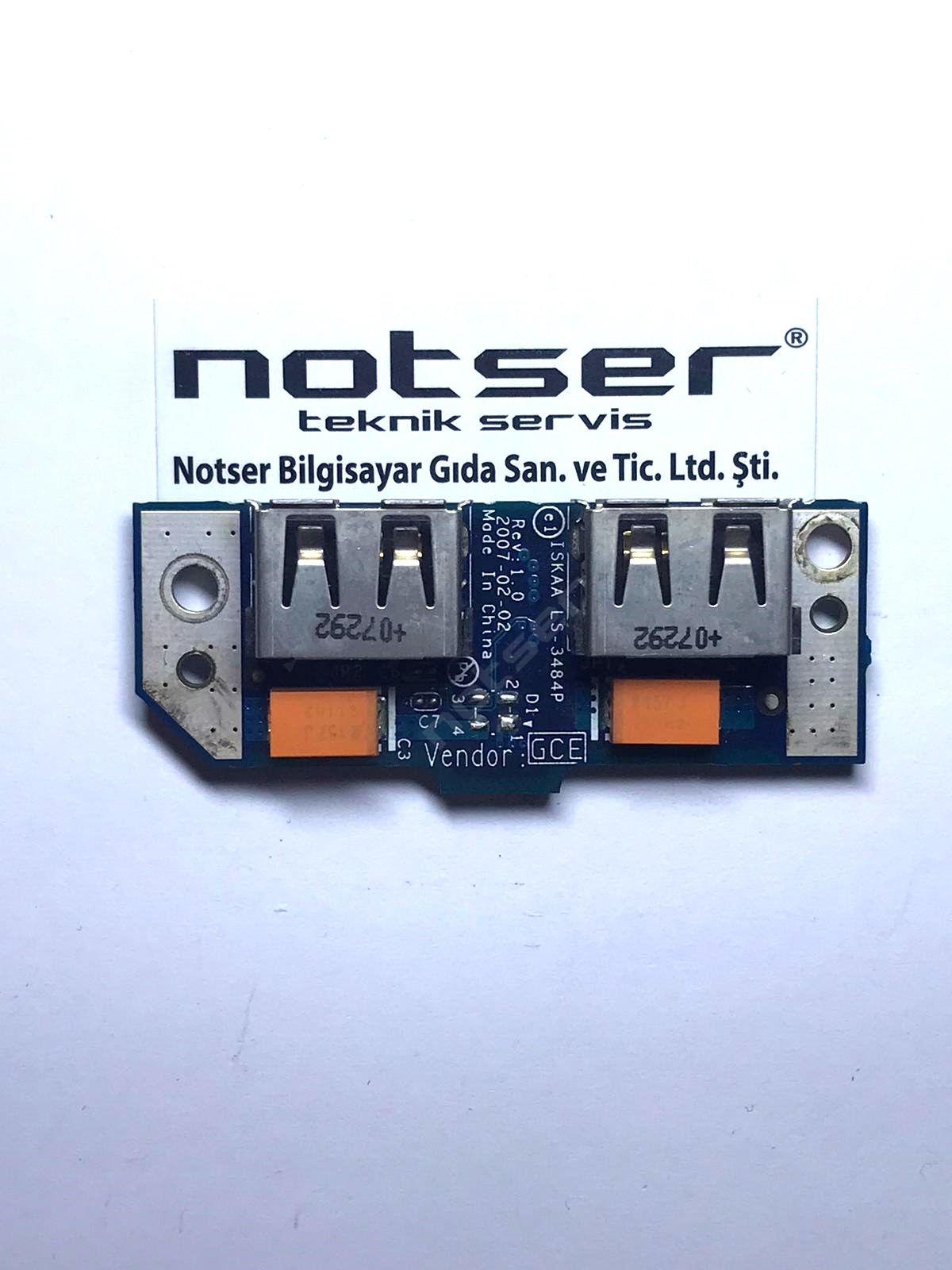 Toshiba Satellite A200 A205 A210 A215 LS-3484P  Usb Board