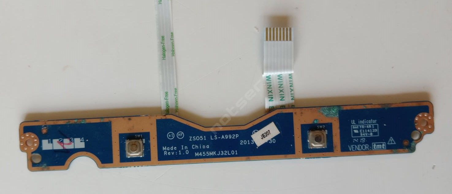 HP 250 G3 255 15-R 15-G LS-A992P Toucpad Buton Board