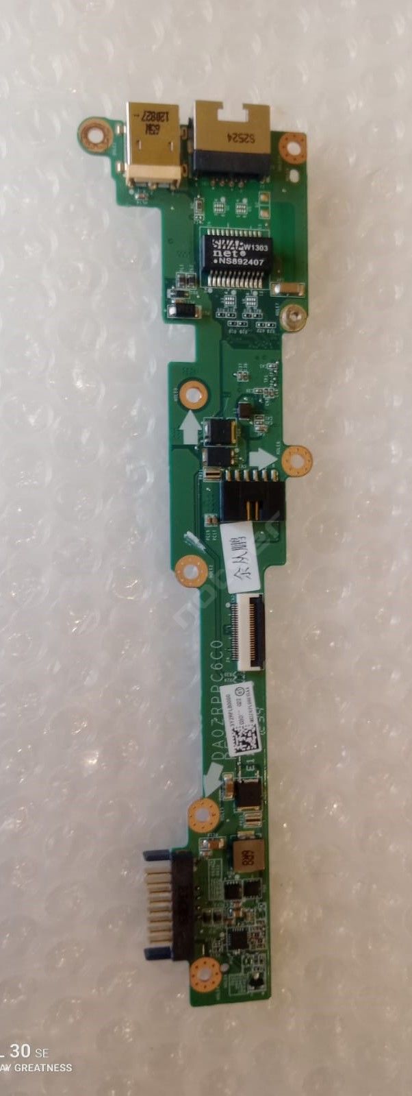 Acer Aspire V5 V5-551-8401 V5-551 DA0ZRPPC6C0 Power Buton/Ethernet/Dc Jack