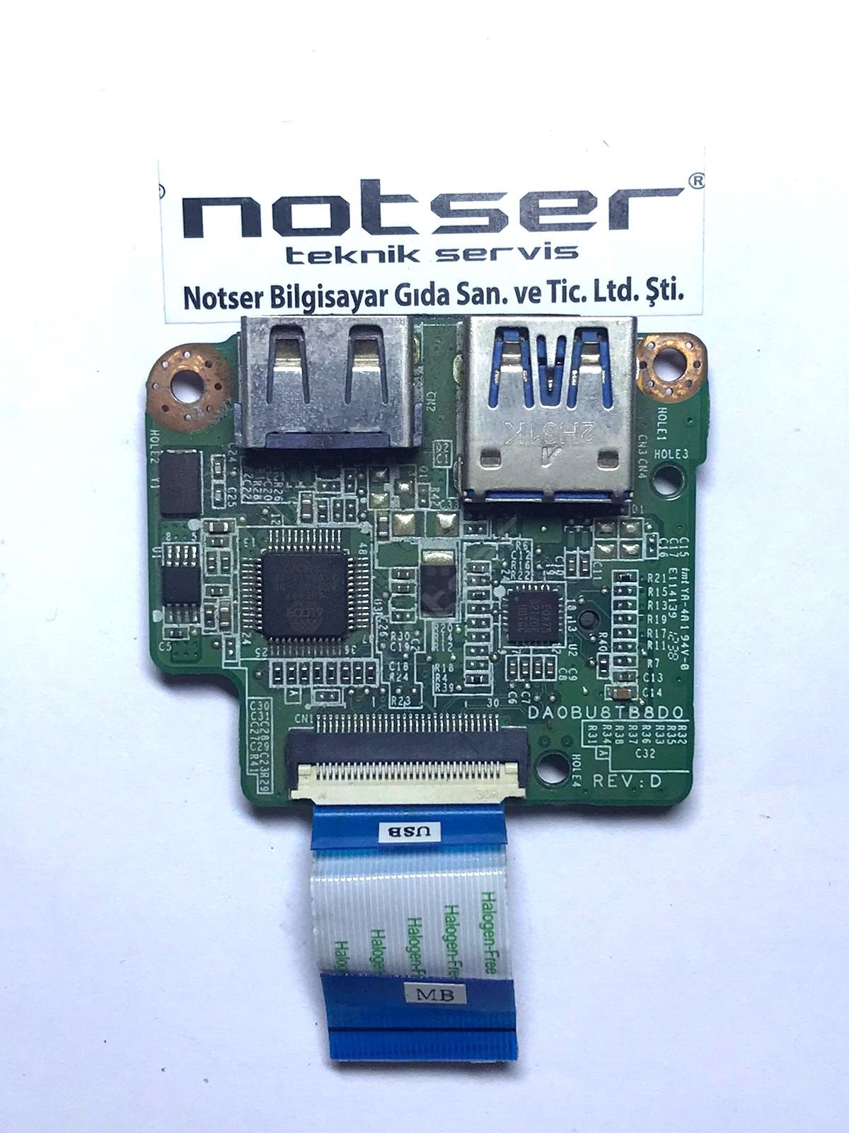 Toshiba Satellite L830-13D DA0BU8TB8D0 Usb Board