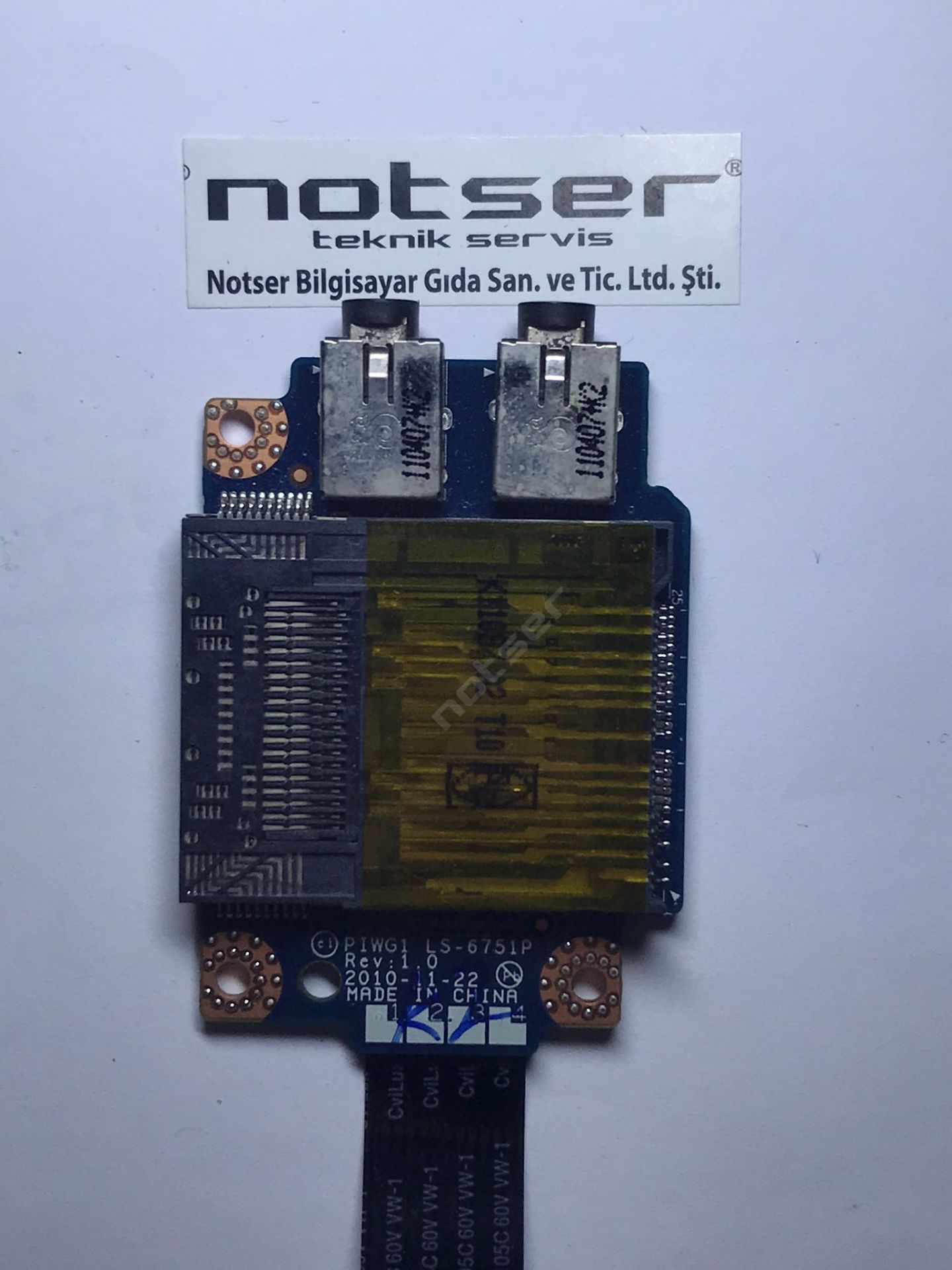 Lenovo G570 G575 G470 G470A LS-6751P Ses Audio Board