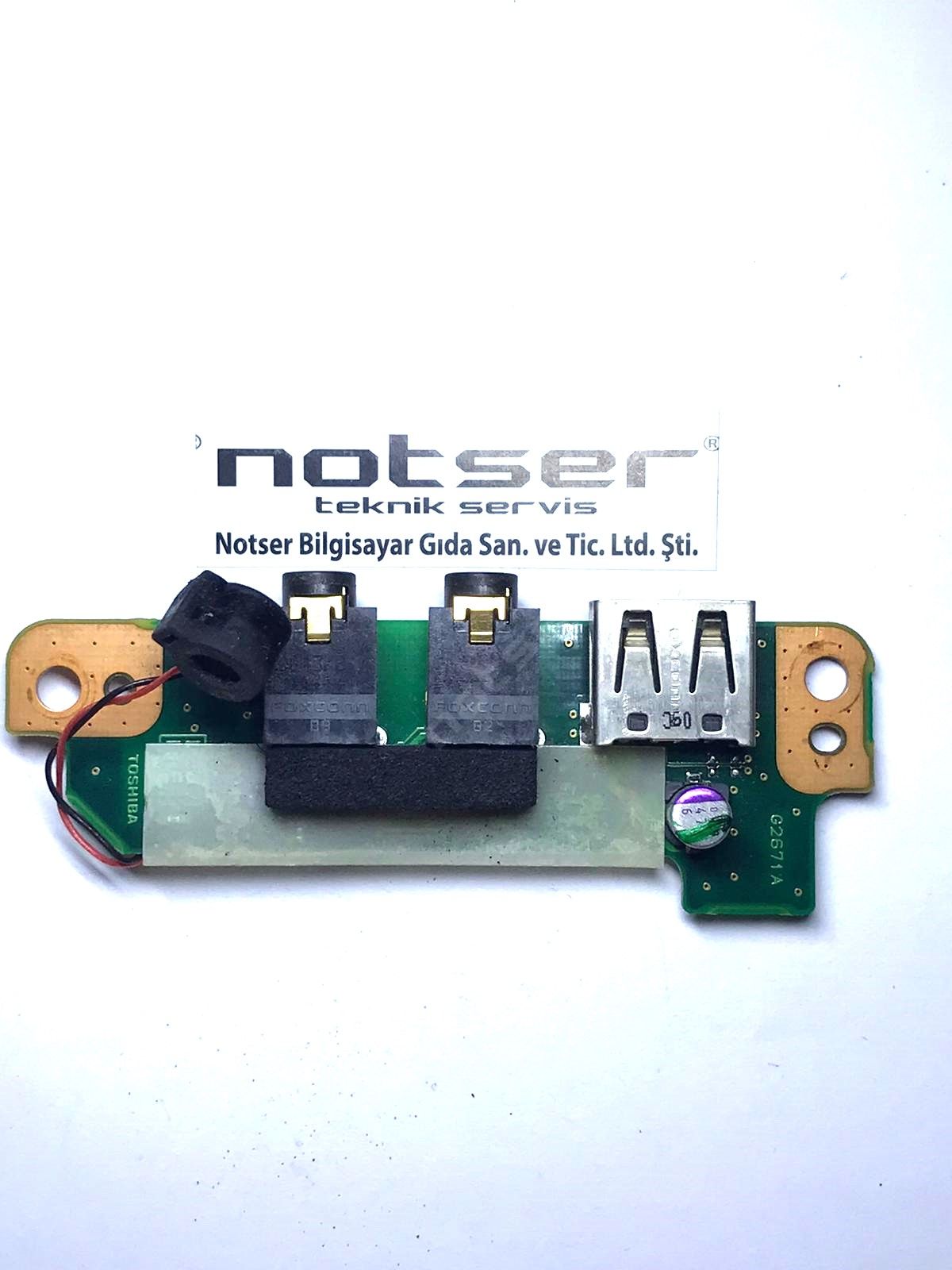 Toshiba Qosmio F60-10V FLEJK3 A2671A Usb/Ses Board