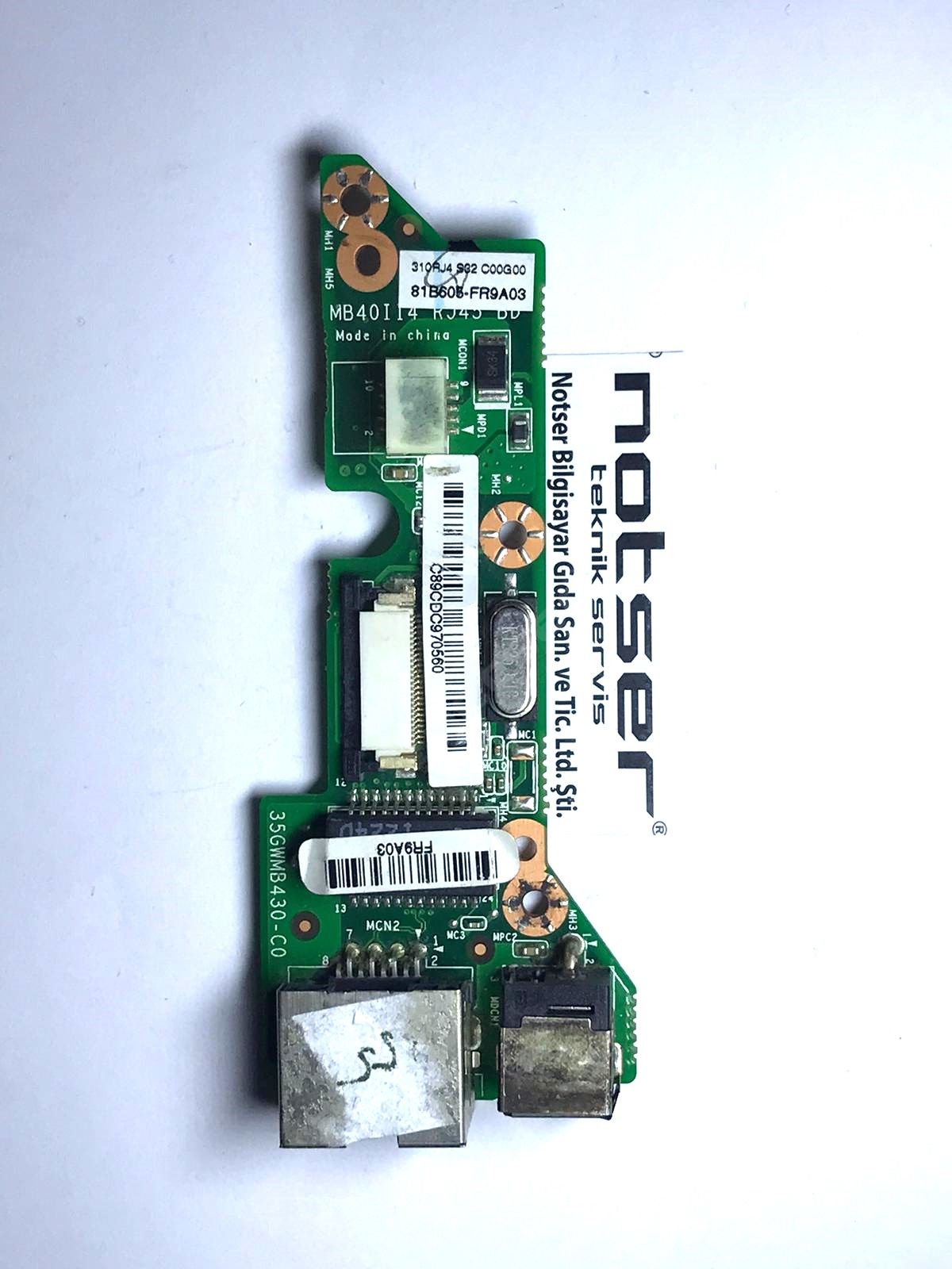 Casper Mb55II1 MB55 MB50 MB40II4 RJ45 BD Power Buton/Ethernet/Dc Jack