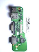 Dell 1545 1546 PP41L 48.4AQ20.011 Usb/Vga/Ethernet /Dc Jack Board