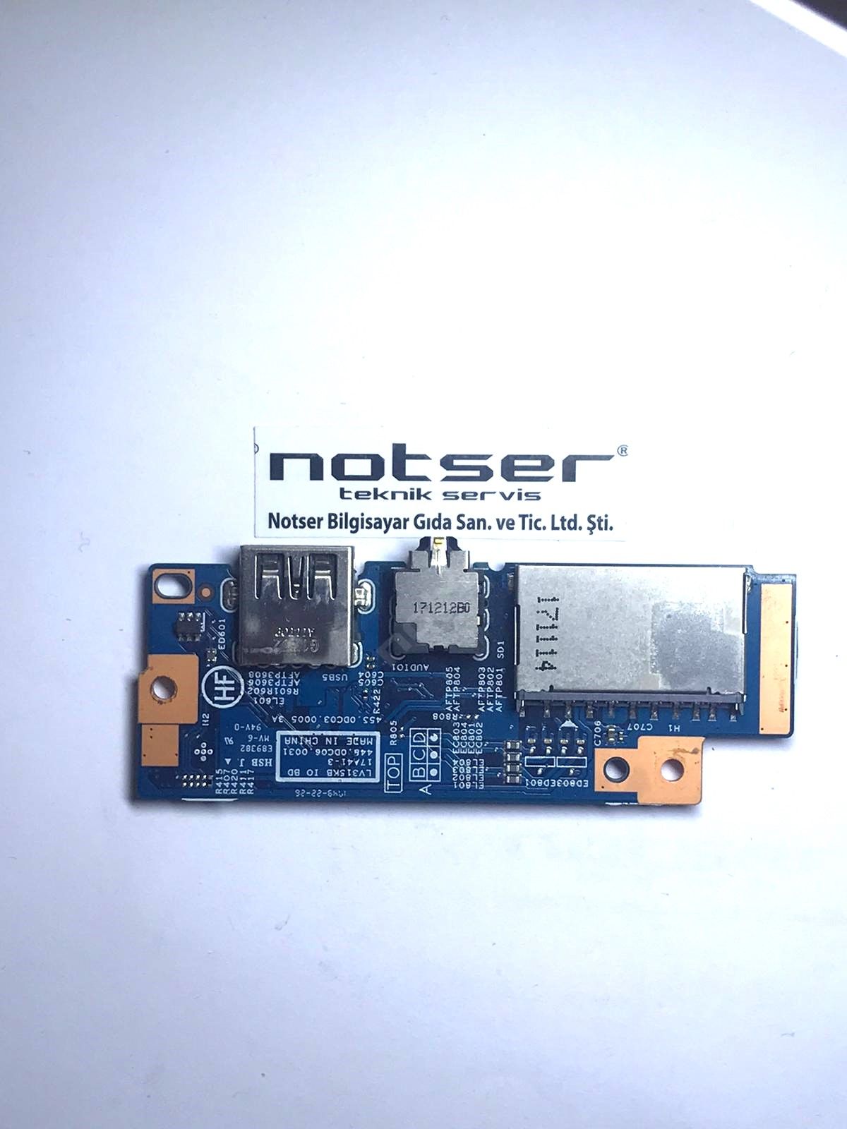 Lenovo V330-15IKB V330-15ISK 448.0DC06.0031 Usb/Ses Board