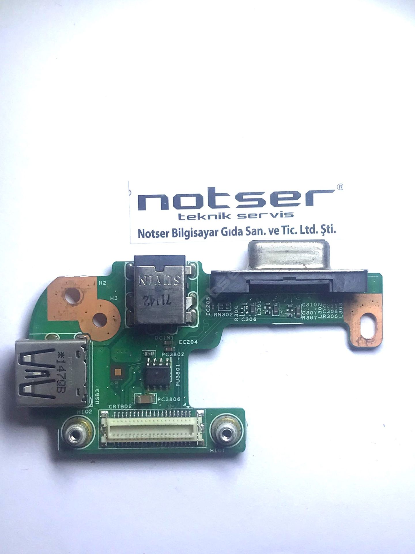 Dell İnspiron N5110 Vostro 3550 48.4IF05.011 Usb/Dc Jack Board