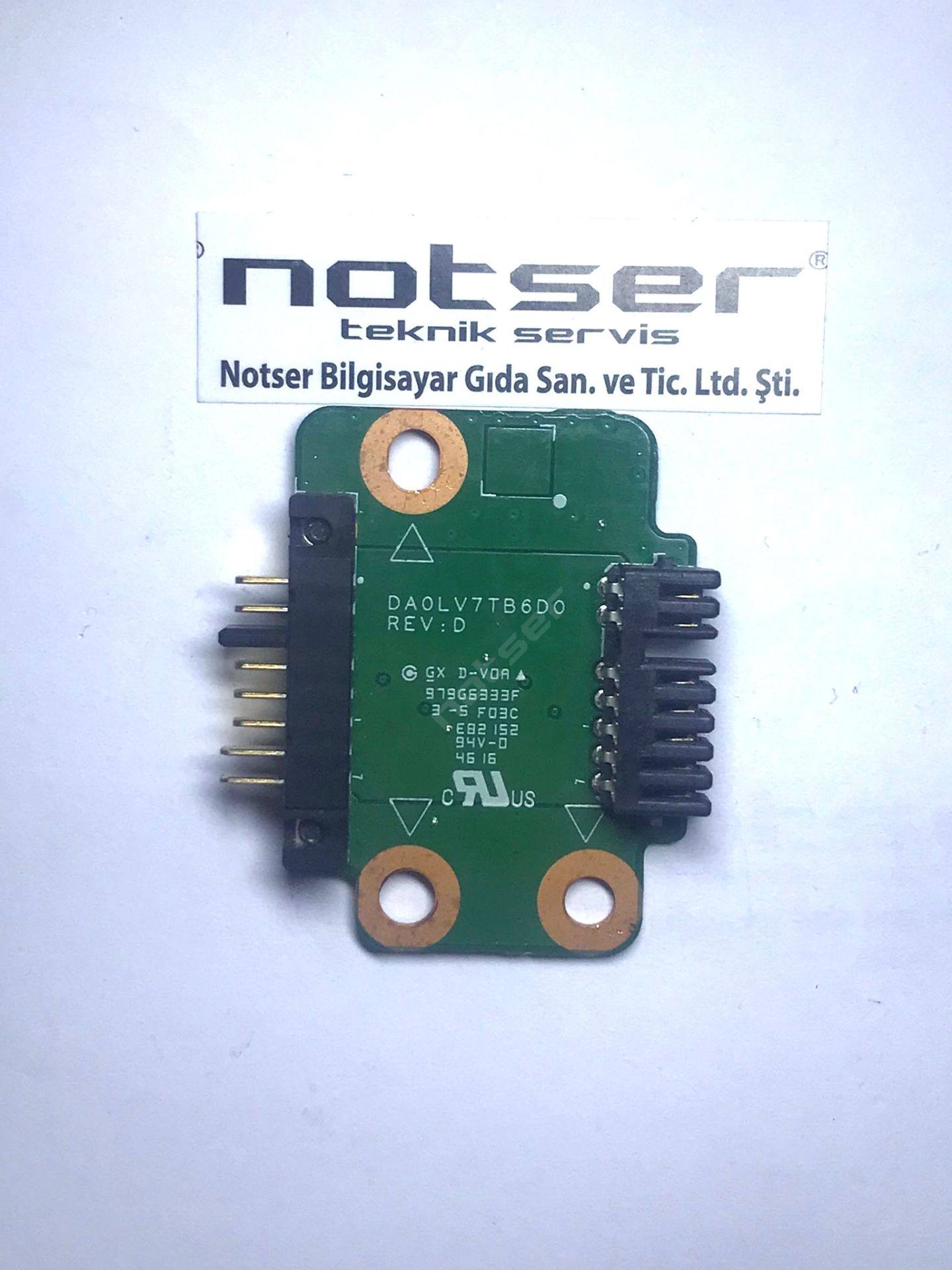 Lenovo  V510-15IKB 80WQ DA0LV7TB6D0 Batarya Konnetörü Devre Board