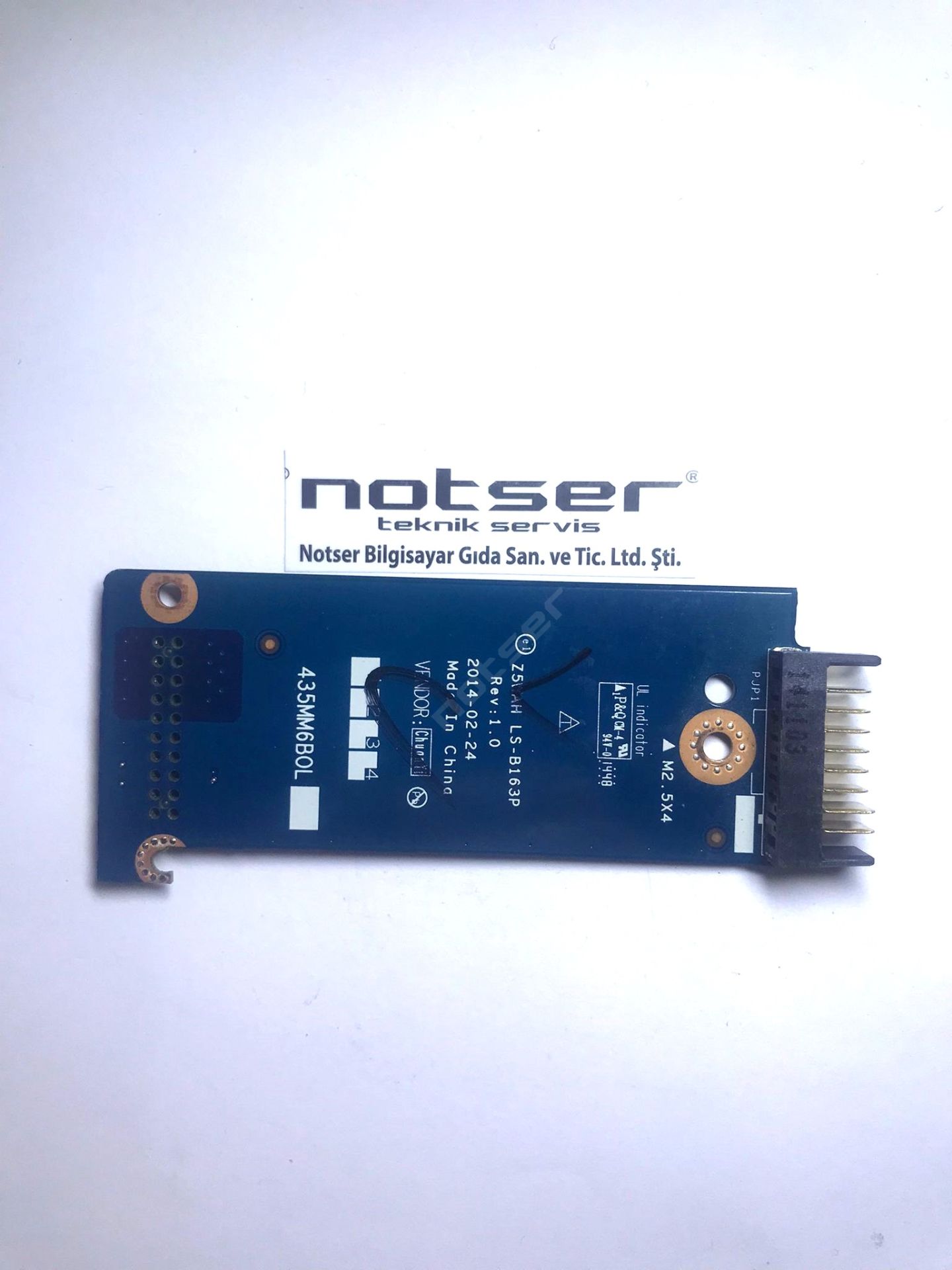 Acer E5-571 E5-572 E5-511 E5-521 E5-551 V3-572 LS-B163P Batarya Konnetörü Devre Board