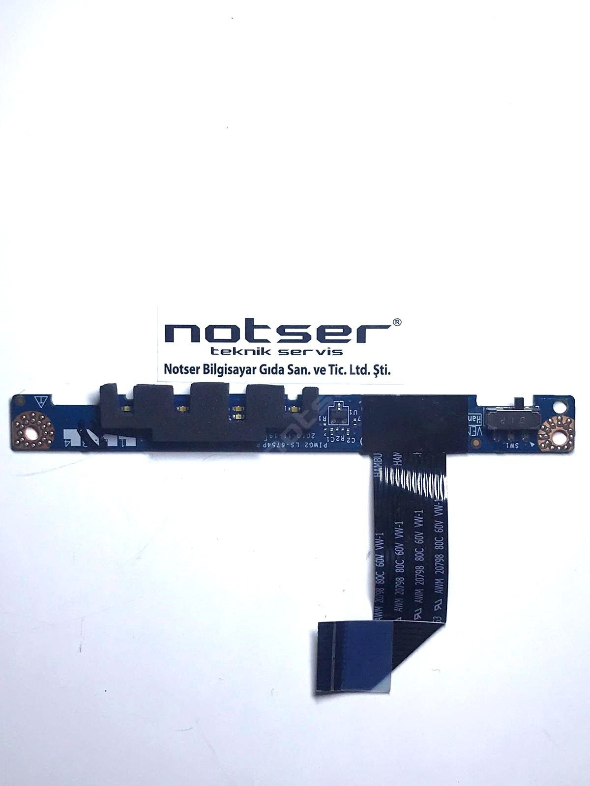 Lenovo G570 G575 LS-6754P wifi Butonu