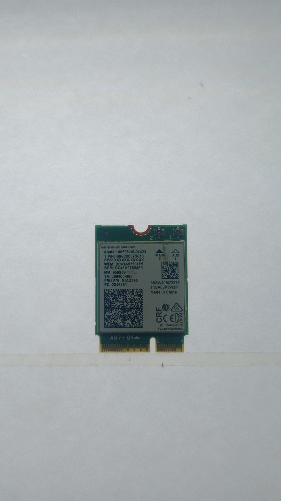 Anatel 9462NGW Mini PCIe Çift Antenli wifi kart