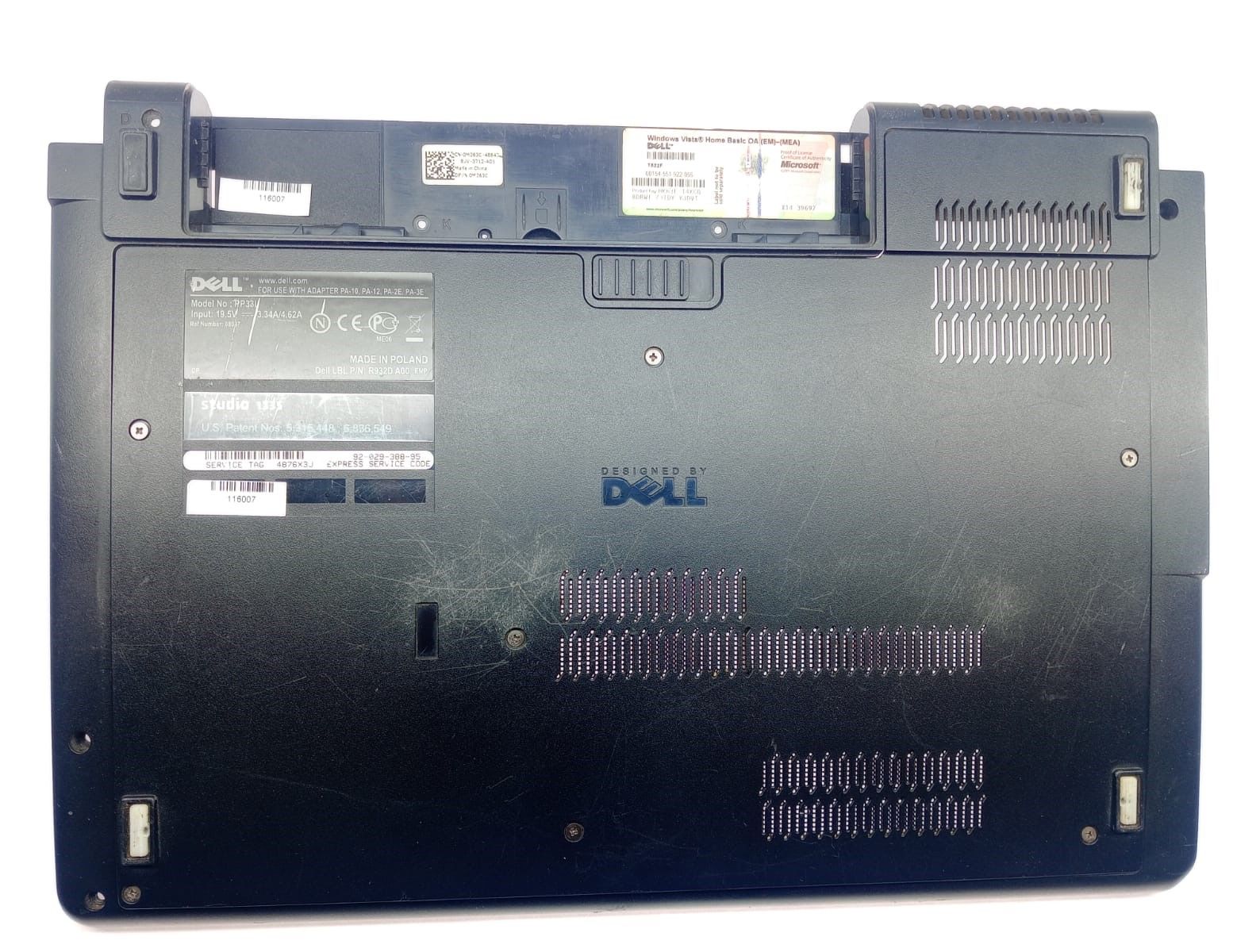 Dell 1555 1557 1558 1535 1536 1437 1555 1556 1557 1558 Alt Kasa