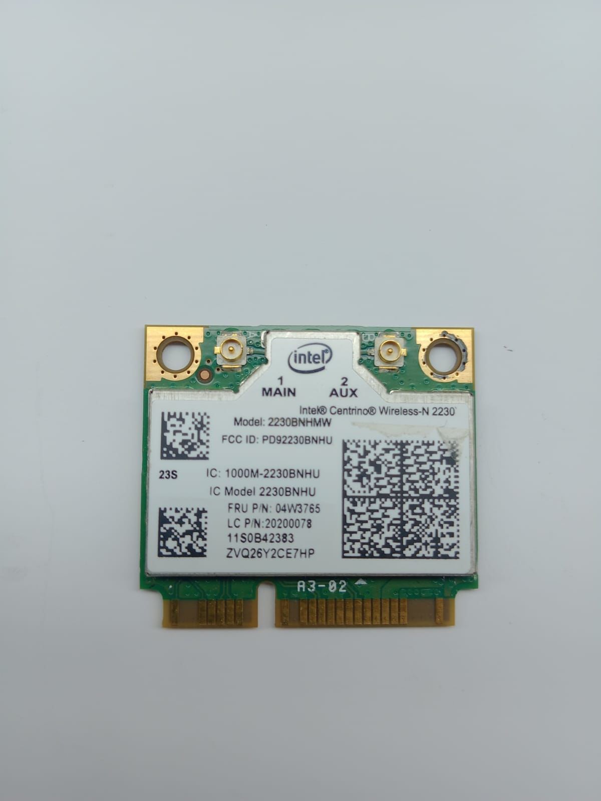 İntel 2230BNHU Kısa Tıp Mini PCI wifi kart