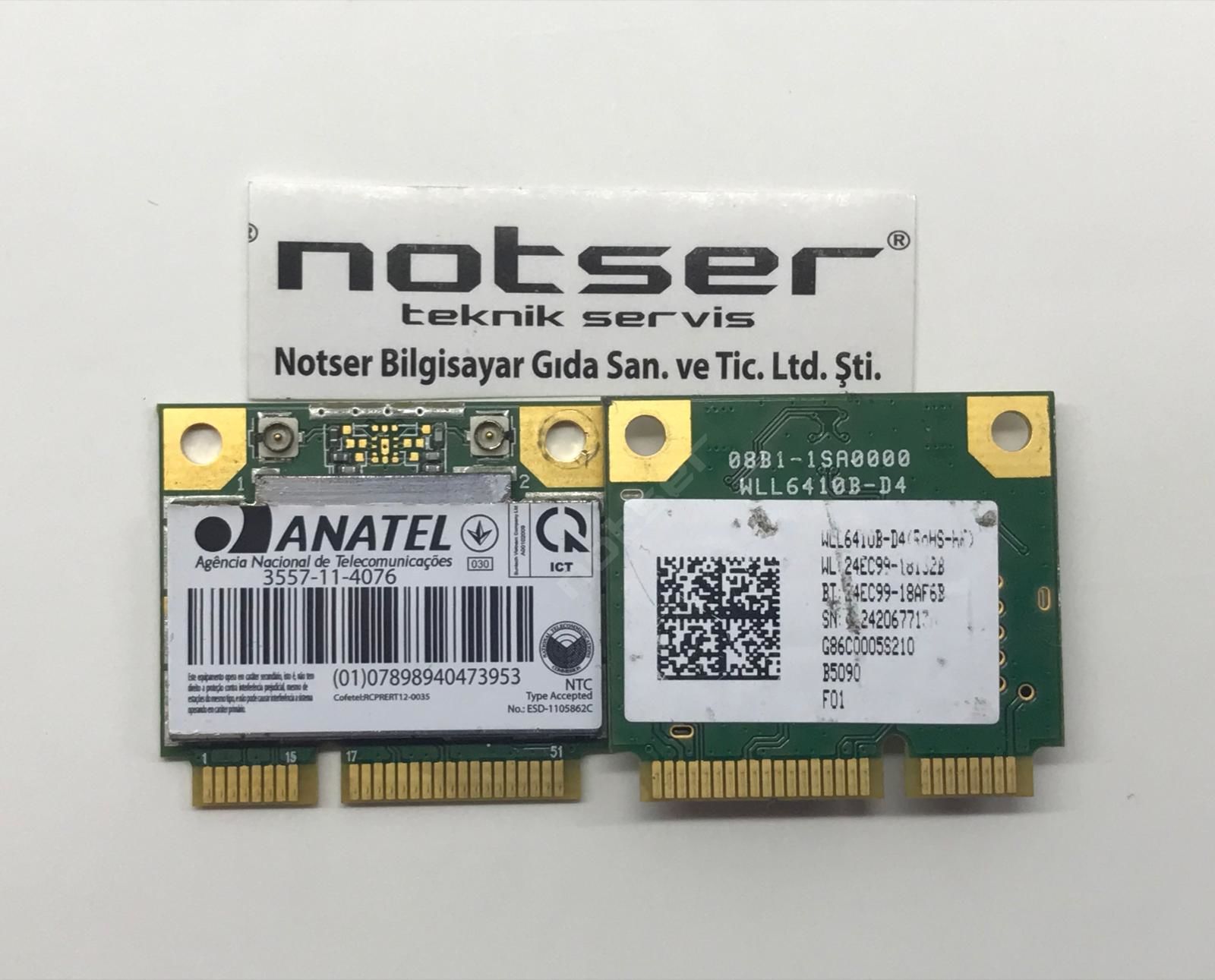 Anatel RTL8723AE Kısa Tıp Mini PCI wifi kart