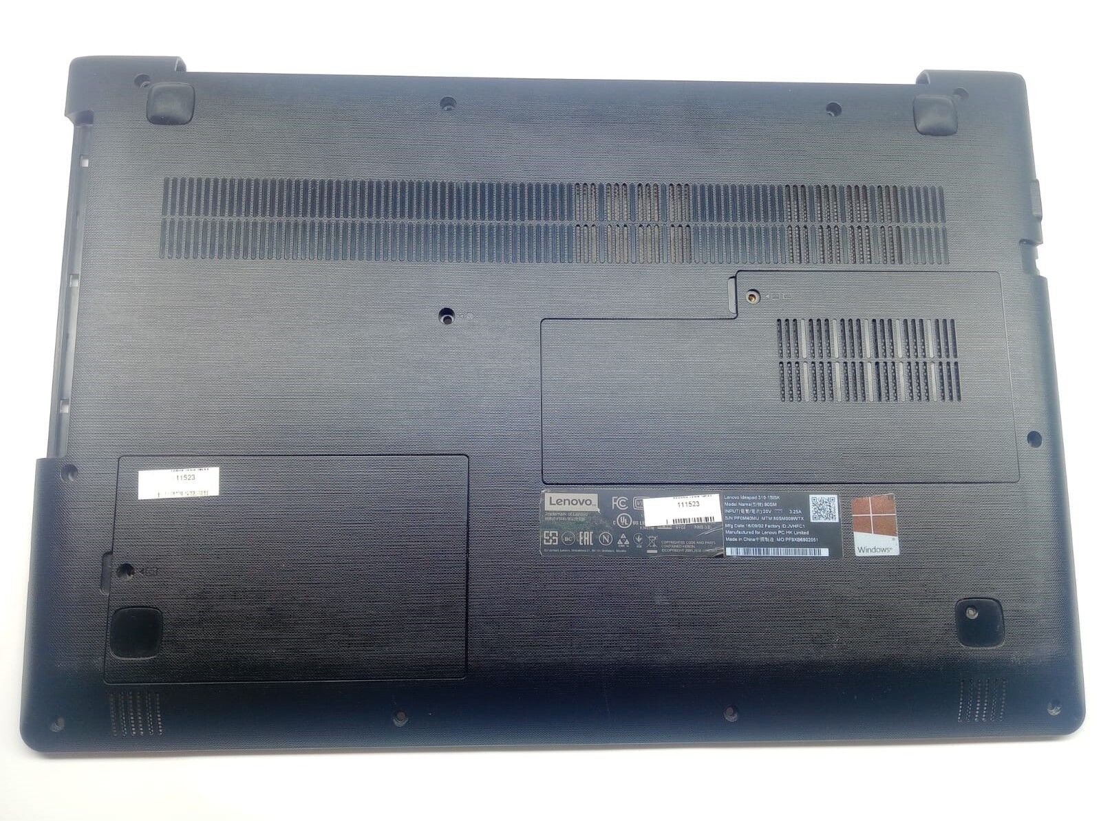 Lenovo ideapad 310-15ABR, 80ST, 310-15ISK, 310-15IAP, 80TT, 310-15IKB, 80TV, 310-15ISK, 80SM, 80UH AP10T000700, 5CD0135822, AP10T000C00, 510-15ISK, 80SR, 510-15IKB 80SV, Alt Kasa
