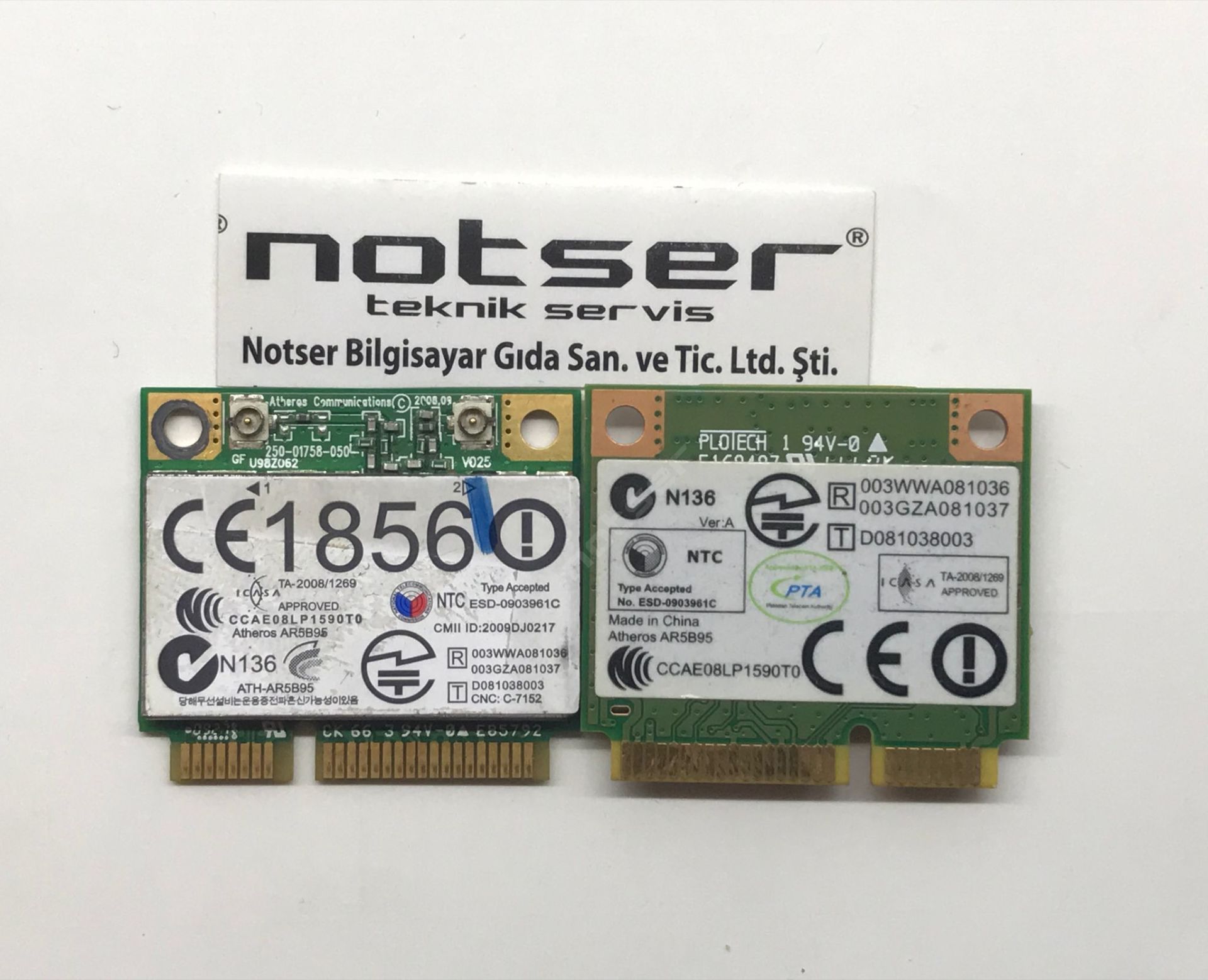 Atheros AR5B95 Kısa Tıp Mini PCI wifi kart
