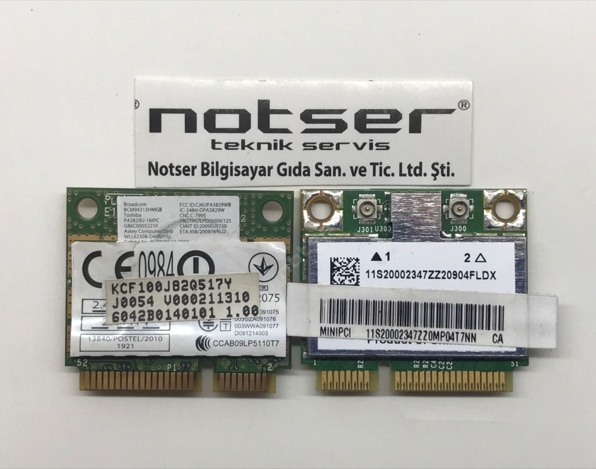 Anatel BCM94313HMGB Kısa Tıp Mini PCI wifi kart